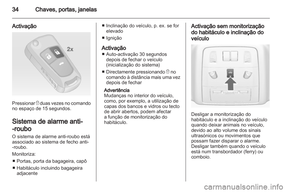 OPEL INSIGNIA 2012  Manual de Instruções (in Portugues) 