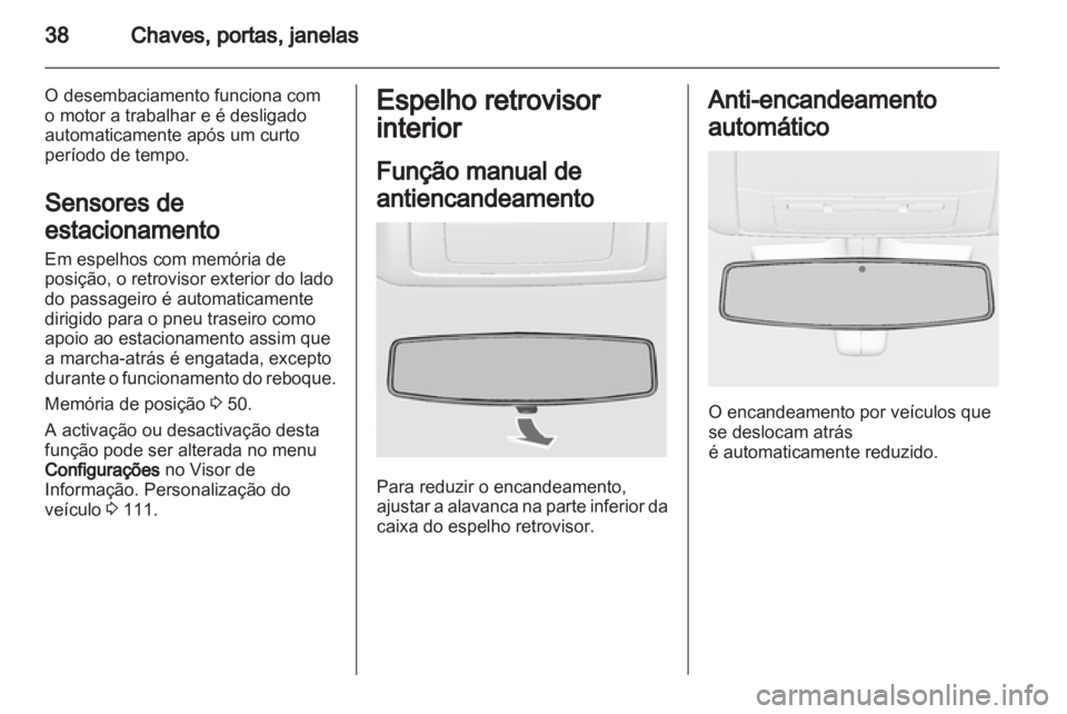 OPEL INSIGNIA 2012  Manual de Instruções (in Portugues) 