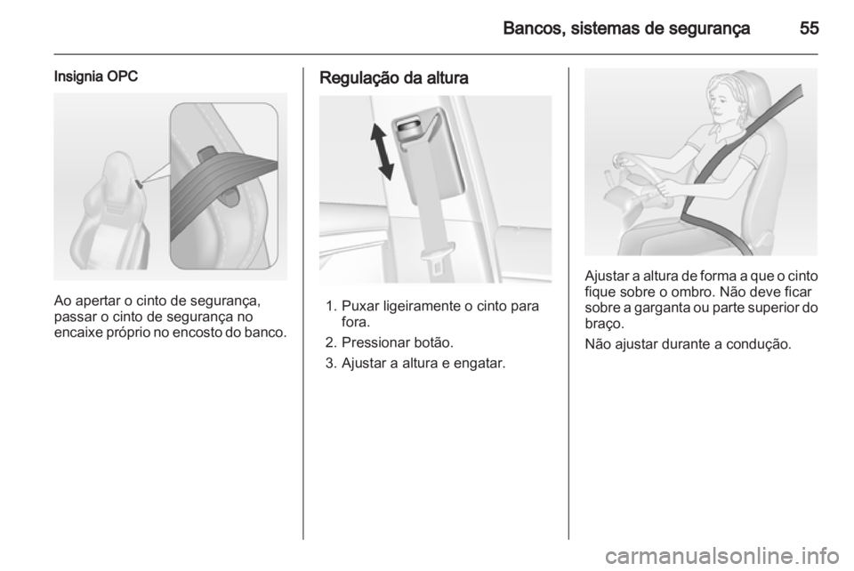 OPEL INSIGNIA 2012  Manual de Instruções (in Portugues) 