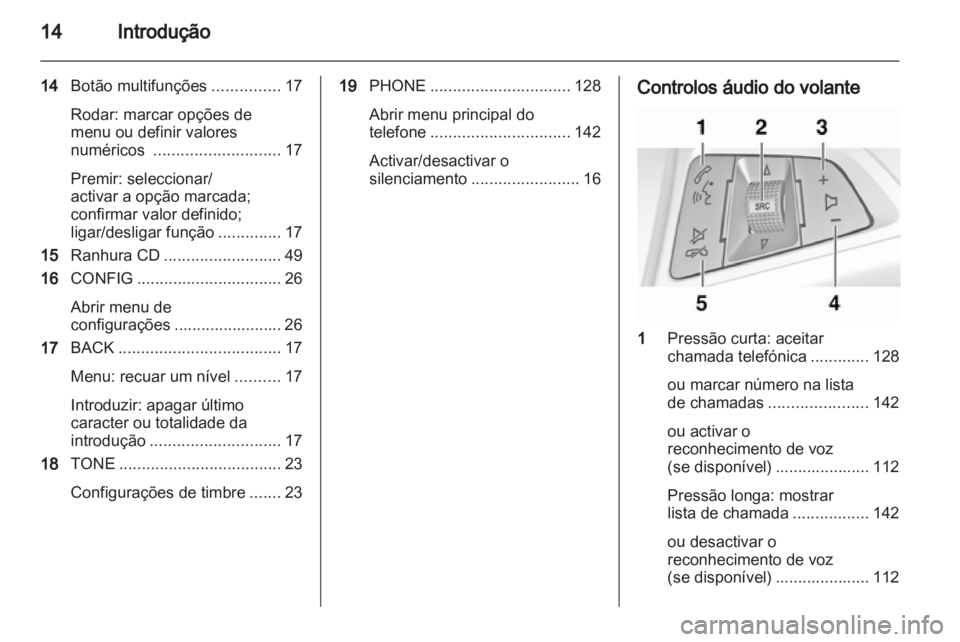 OPEL INSIGNIA 2012.5  Manual de Informação e Lazer (in Portugues) 