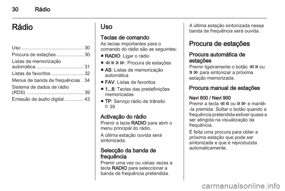 OPEL INSIGNIA 2012.5  Manual de Informação e Lazer (in Portugues) 