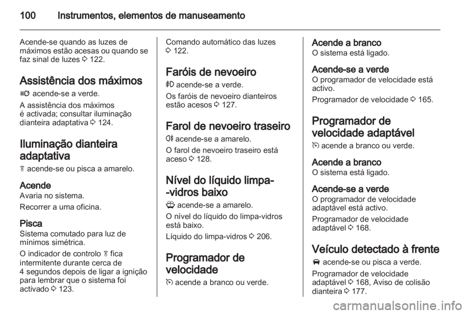 OPEL INSIGNIA 2012.5  Manual de Instruções (in Portugues) 