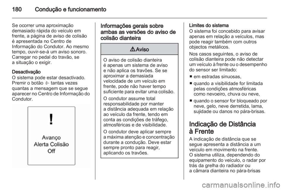 OPEL INSIGNIA 2012.5  Manual de Instruções (in Portugues) 