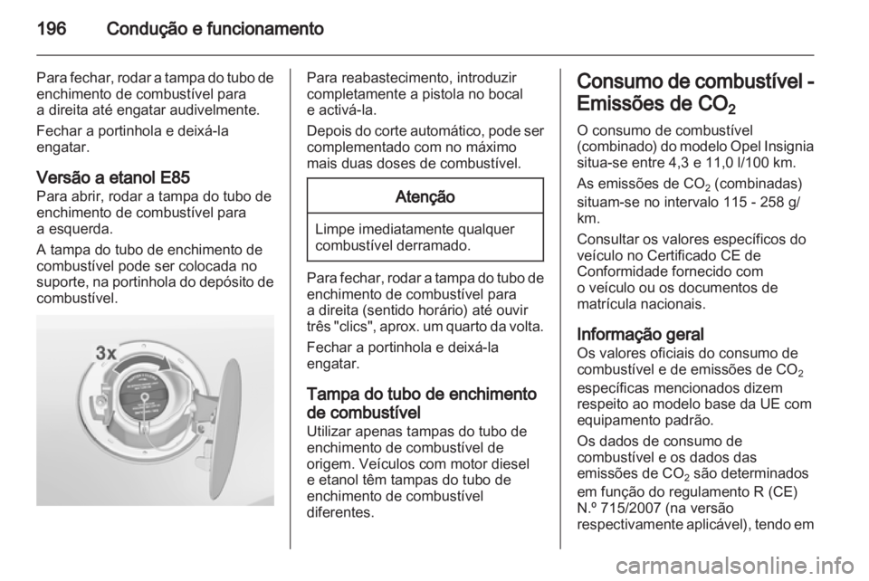OPEL INSIGNIA 2012.5  Manual de Instruções (in Portugues) 