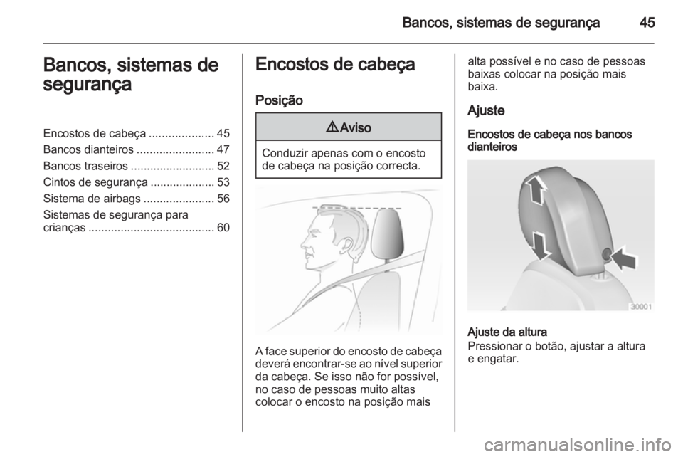 OPEL INSIGNIA 2012.5  Manual de Instruções (in Portugues) 