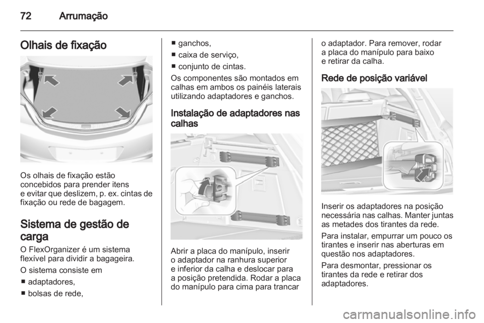 OPEL INSIGNIA 2012.5  Manual de Instruções (in Portugues) 