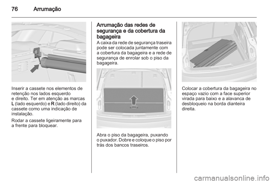 OPEL INSIGNIA 2012.5  Manual de Instruções (in Portugues) 