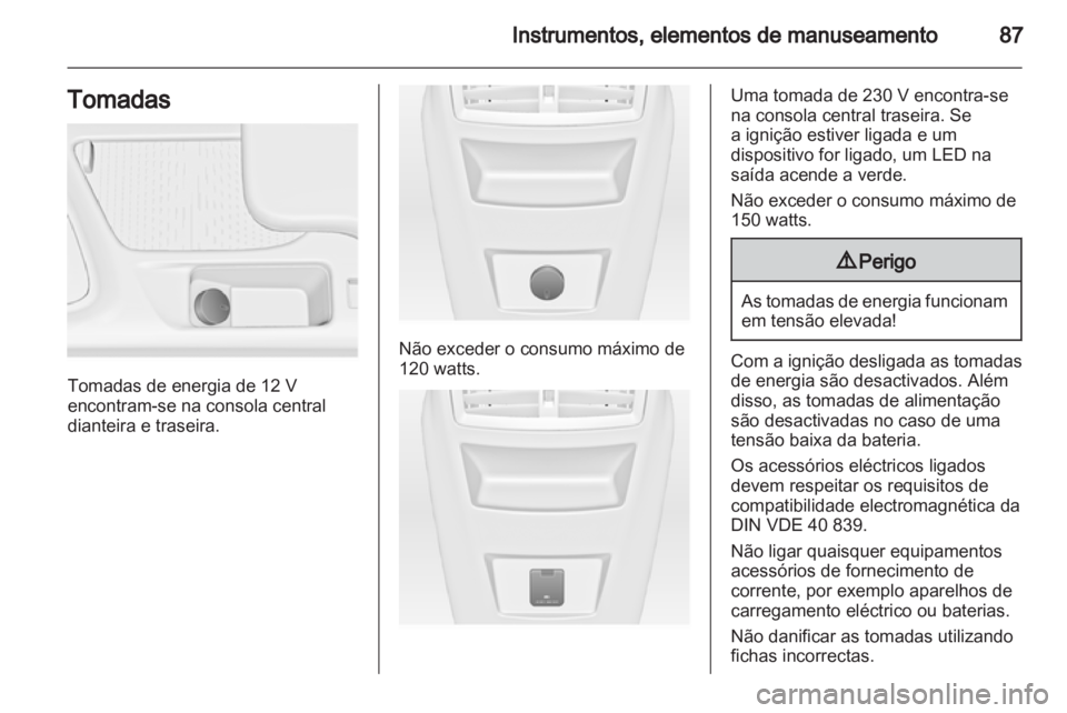 OPEL INSIGNIA 2012.5  Manual de Instruções (in Portugues) 