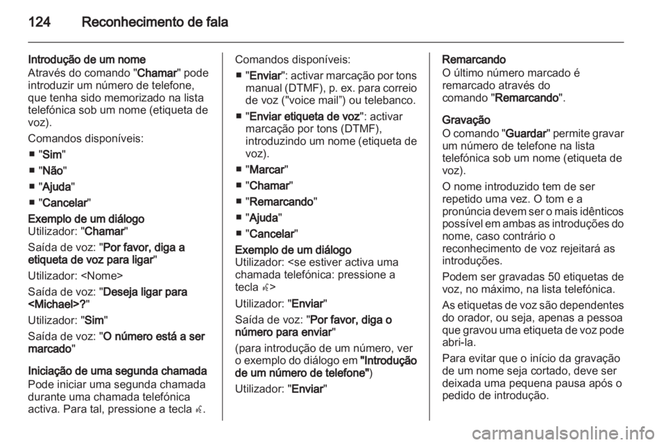 OPEL INSIGNIA 2013  Manual de Informação e Lazer (in Portugues) 
