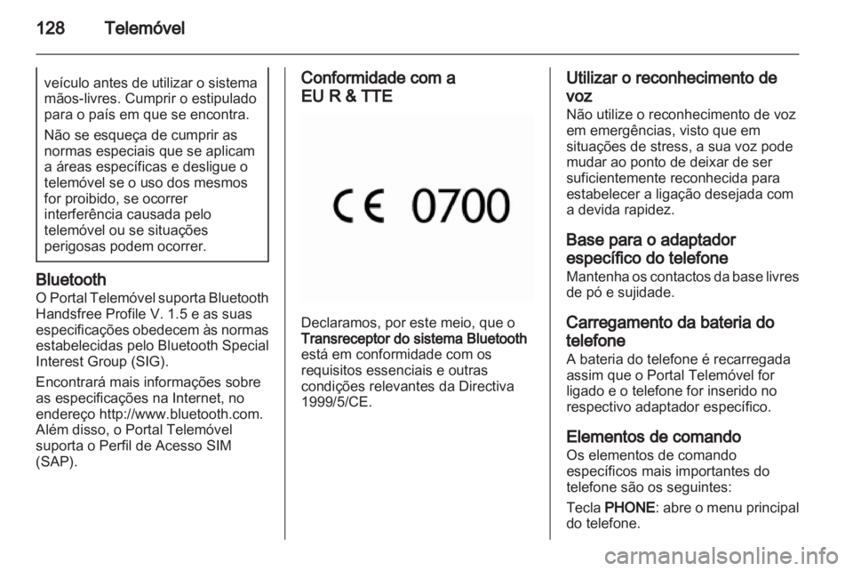 OPEL INSIGNIA 2013  Manual de Informação e Lazer (in Portugues) 