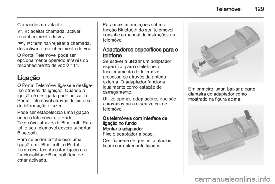 OPEL INSIGNIA 2013  Manual de Informação e Lazer (in Portugues) 