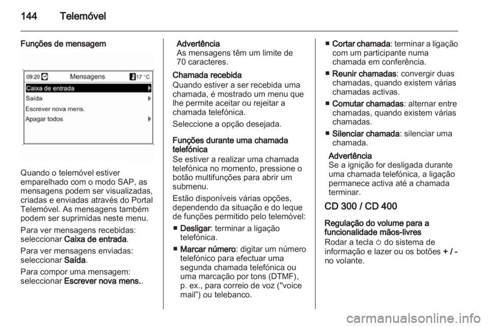 OPEL INSIGNIA 2013  Manual de Informação e Lazer (in Portugues) 