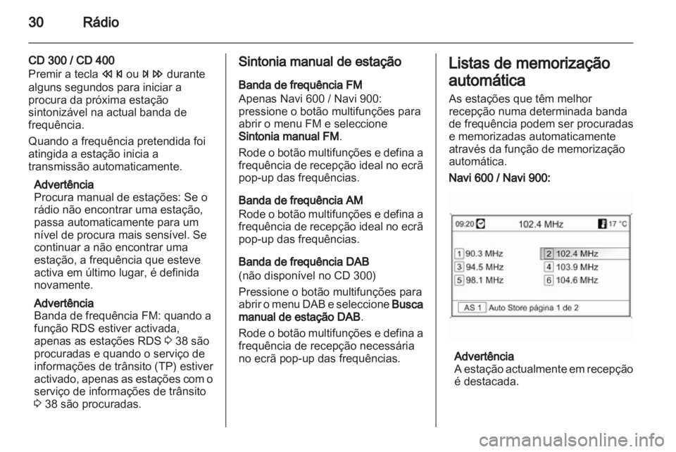OPEL INSIGNIA 2013  Manual de Informação e Lazer (in Portugues) 