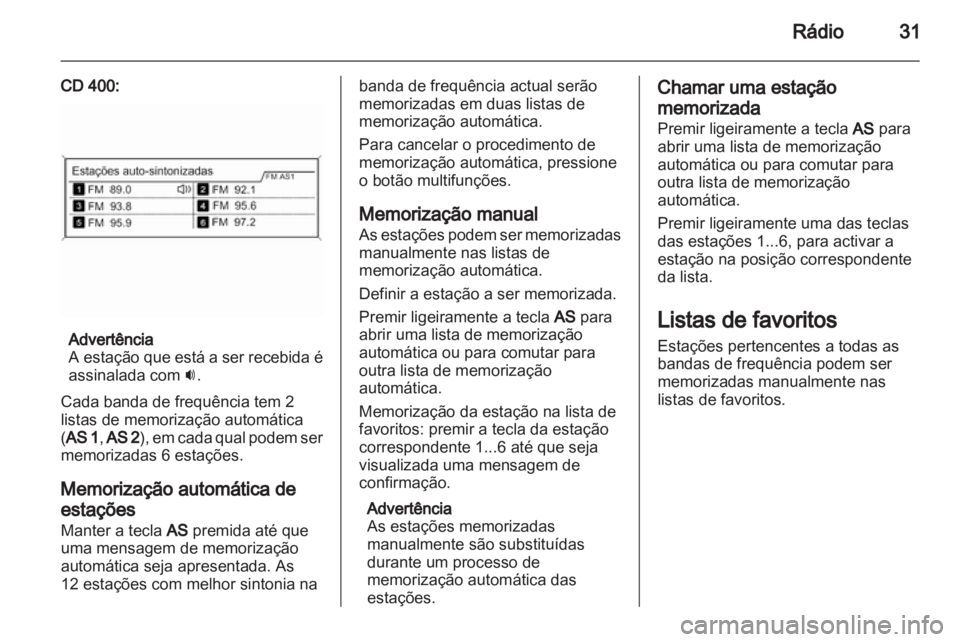 OPEL INSIGNIA 2013  Manual de Informação e Lazer (in Portugues) 