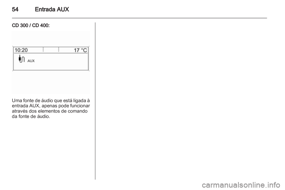 OPEL INSIGNIA 2013  Manual de Informação e Lazer (in Portugues) 