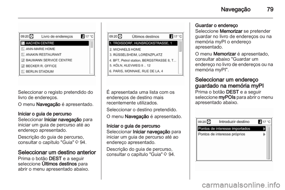 OPEL INSIGNIA 2013  Manual de Informação e Lazer (in Portugues) 