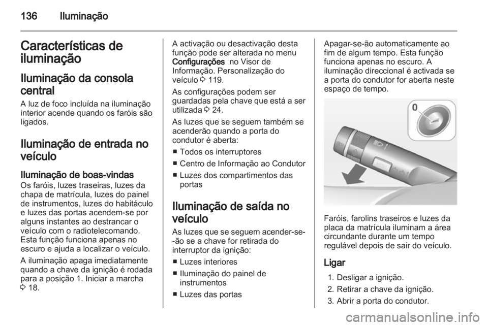 OPEL INSIGNIA 2013  Manual de Instruções (in Portugues) 
