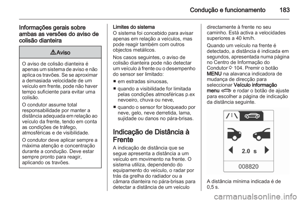 OPEL INSIGNIA 2013  Manual de Instruções (in Portugues) 