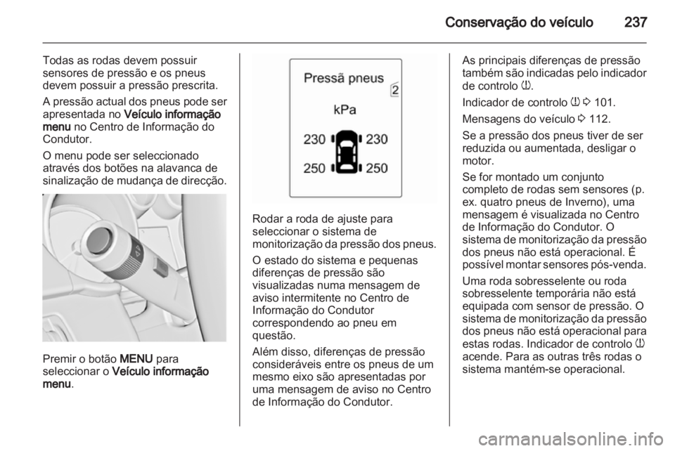 OPEL INSIGNIA 2013  Manual de Instruções (in Portugues) 
