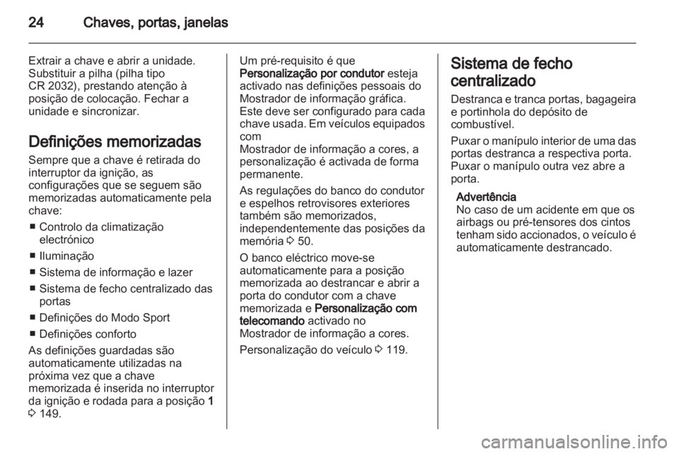 OPEL INSIGNIA 2013  Manual de Instruções (in Portugues) 