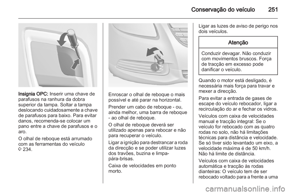 OPEL INSIGNIA 2013  Manual de Instruções (in Portugues) 