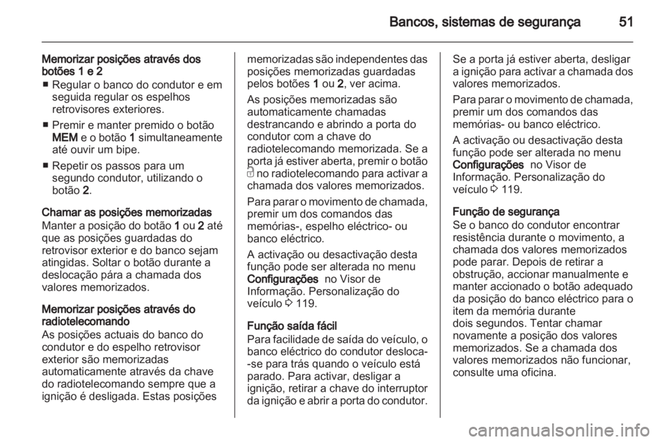 OPEL INSIGNIA 2013  Manual de Instruções (in Portugues) 