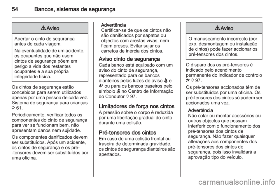 OPEL INSIGNIA 2013  Manual de Instruções (in Portugues) 