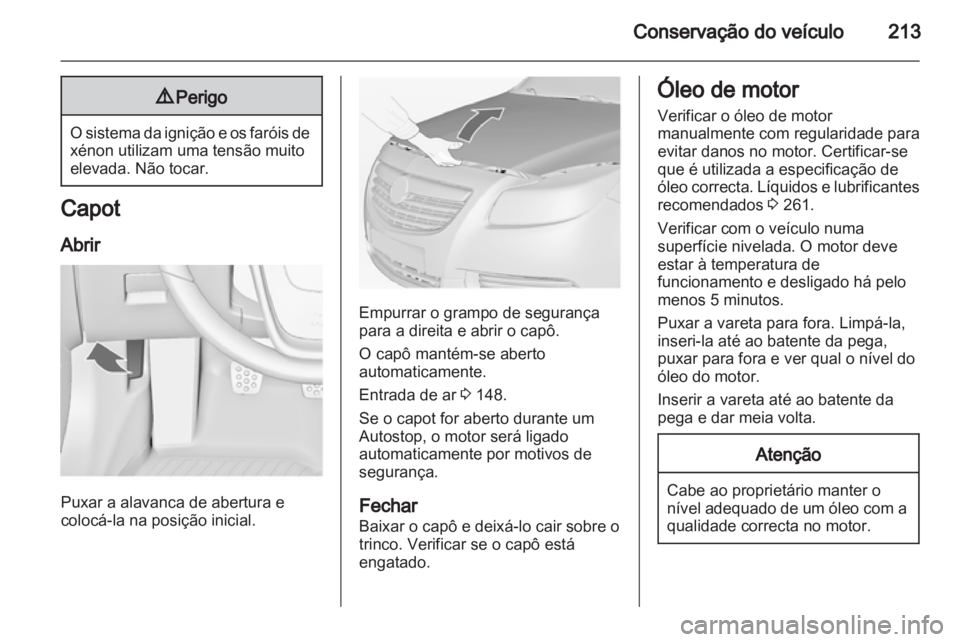 OPEL INSIGNIA 2013.5  Manual de Instruções (in Portugues) 