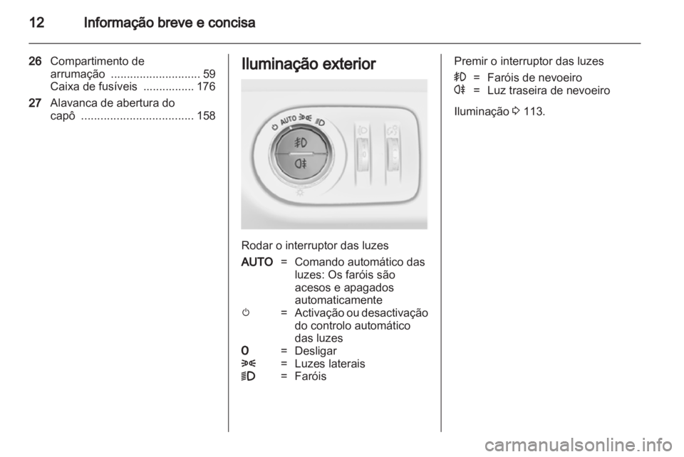 OPEL MERIVA 2011  Manual de Instruções (in Portugues) 
