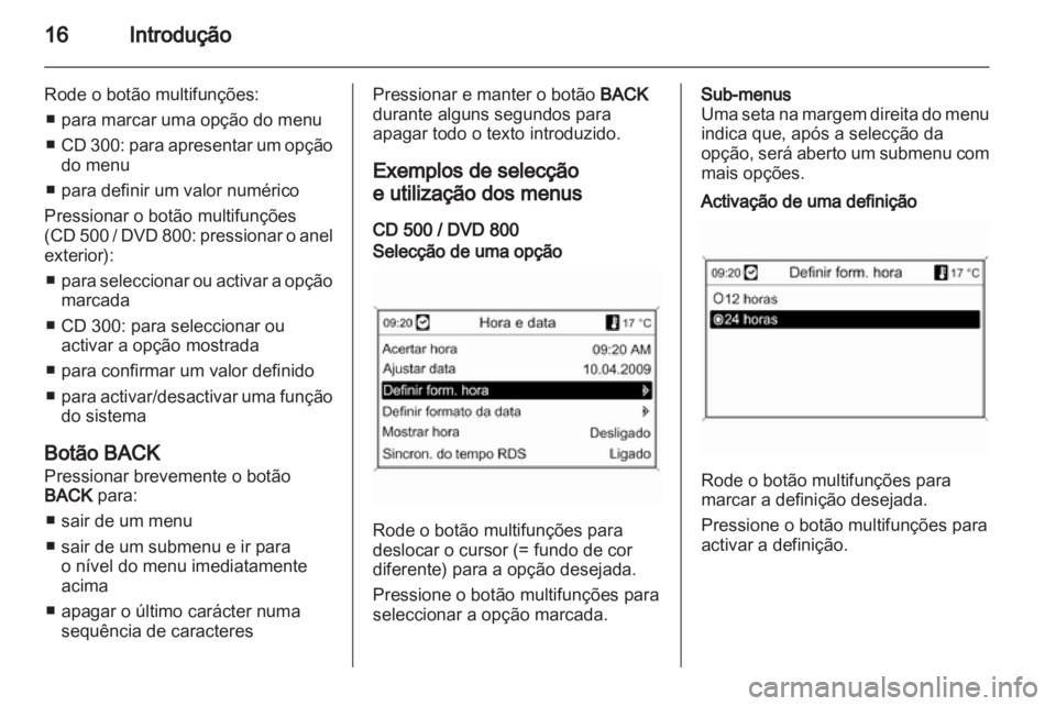 OPEL MERIVA 2011.25  Manual de Informação e Lazer (in Portugues) 