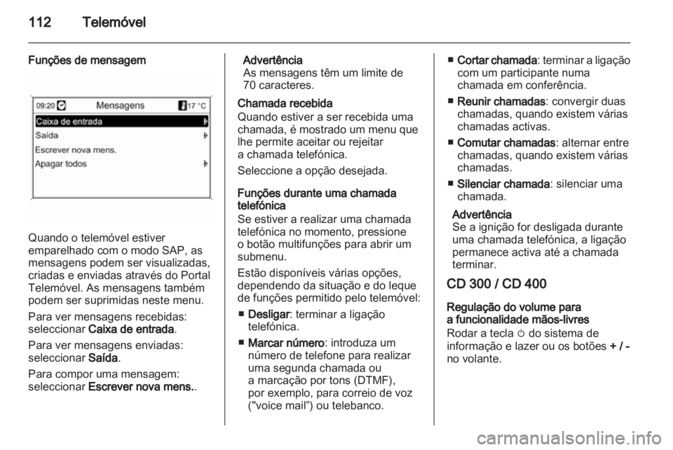 OPEL MERIVA 2011.5  Manual de Informação e Lazer (in Portugues) 