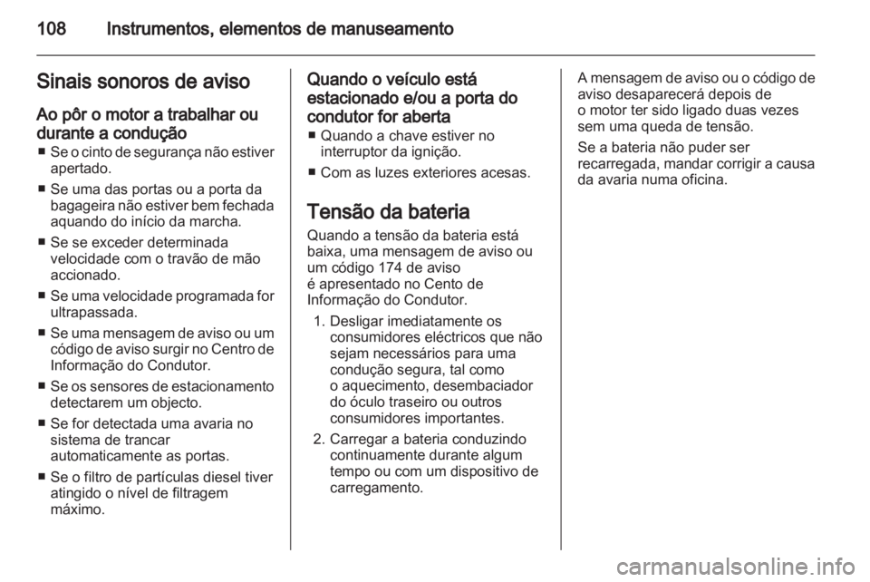 OPEL MERIVA 2011.5  Manual de Instruções (in Portugues) 