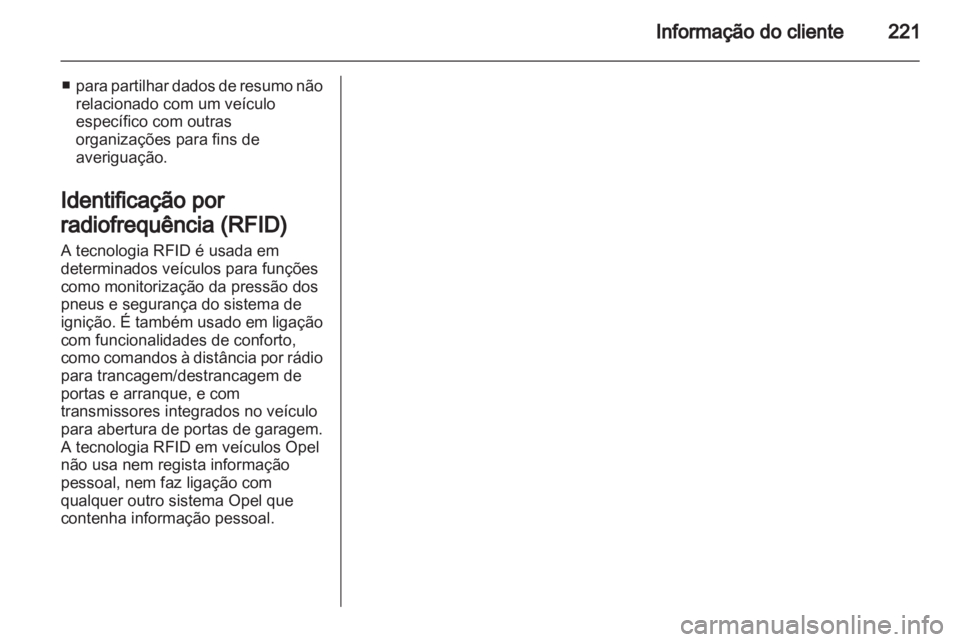 OPEL MERIVA 2011.5  Manual de Instruções (in Portugues) 