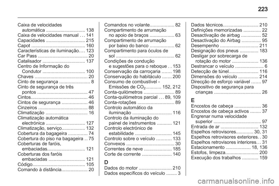 OPEL MERIVA 2011.5  Manual de Instruções (in Portugues) 