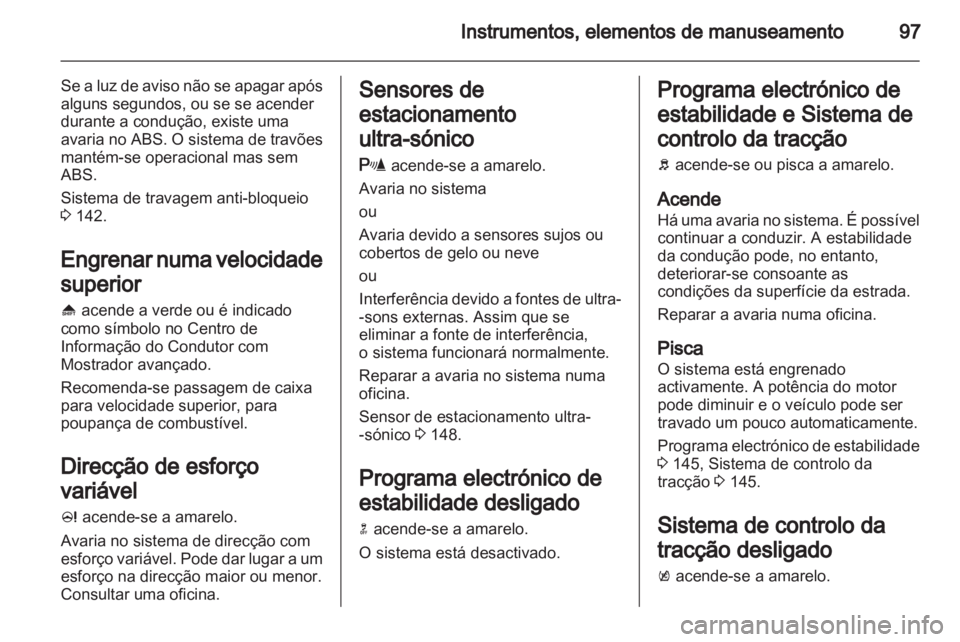 OPEL MERIVA 2011.5  Manual de Instruções (in Portugues) 