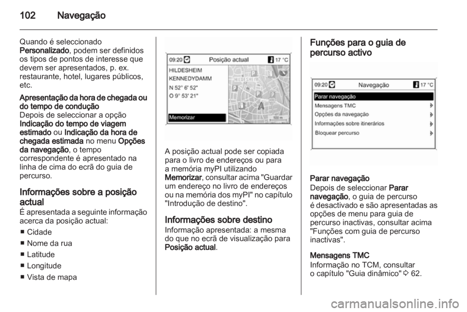 OPEL MERIVA 2012  Manual de Informação e Lazer (in Portugues) 