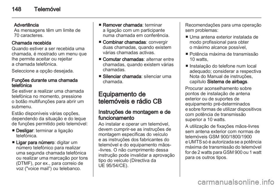 OPEL MERIVA 2012  Manual de Informação e Lazer (in Portugues) 