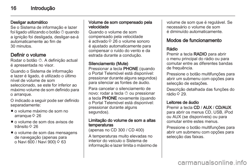 OPEL MERIVA 2012  Manual de Informação e Lazer (in Portugues) 