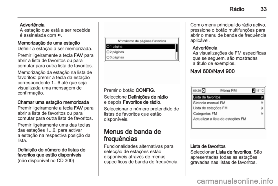 OPEL MERIVA 2012  Manual de Informação e Lazer (in Portugues) 