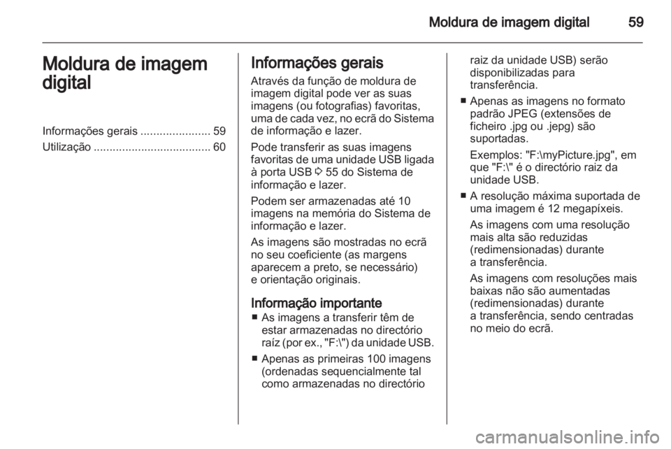OPEL MERIVA 2012  Manual de Informação e Lazer (in Portugues) 