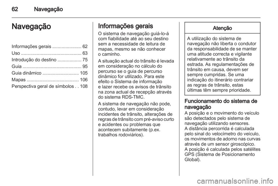 OPEL MERIVA 2012  Manual de Informação e Lazer (in Portugues) 