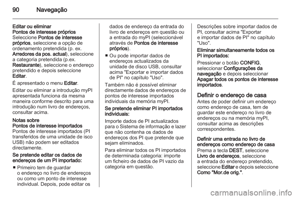 OPEL MERIVA 2012  Manual de Informação e Lazer (in Portugues) 