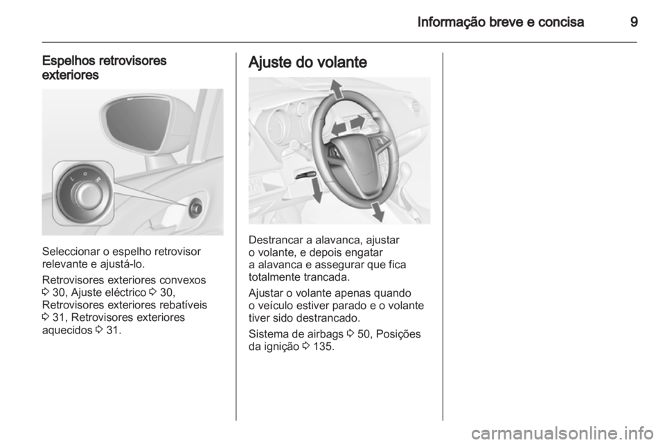 OPEL MERIVA 2012  Manual de Instruções (in Portugues) 