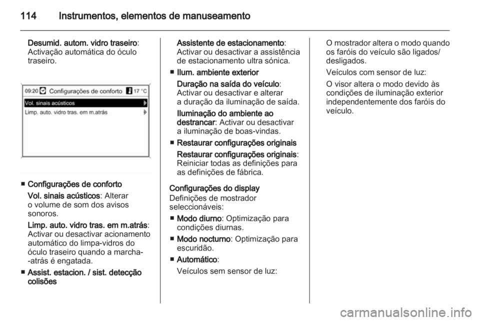 OPEL MERIVA 2012  Manual de Instruções (in Portugues) 