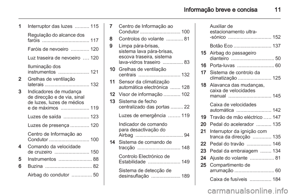 OPEL MERIVA 2012  Manual de Instruções (in Portugues) 
