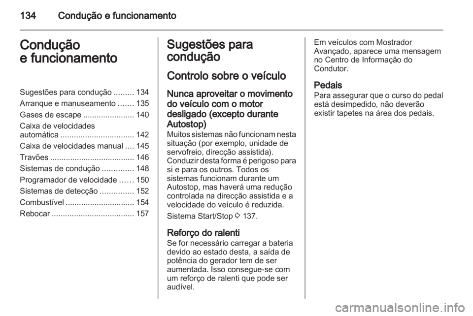 OPEL MERIVA 2012  Manual de Instruções (in Portugues) 