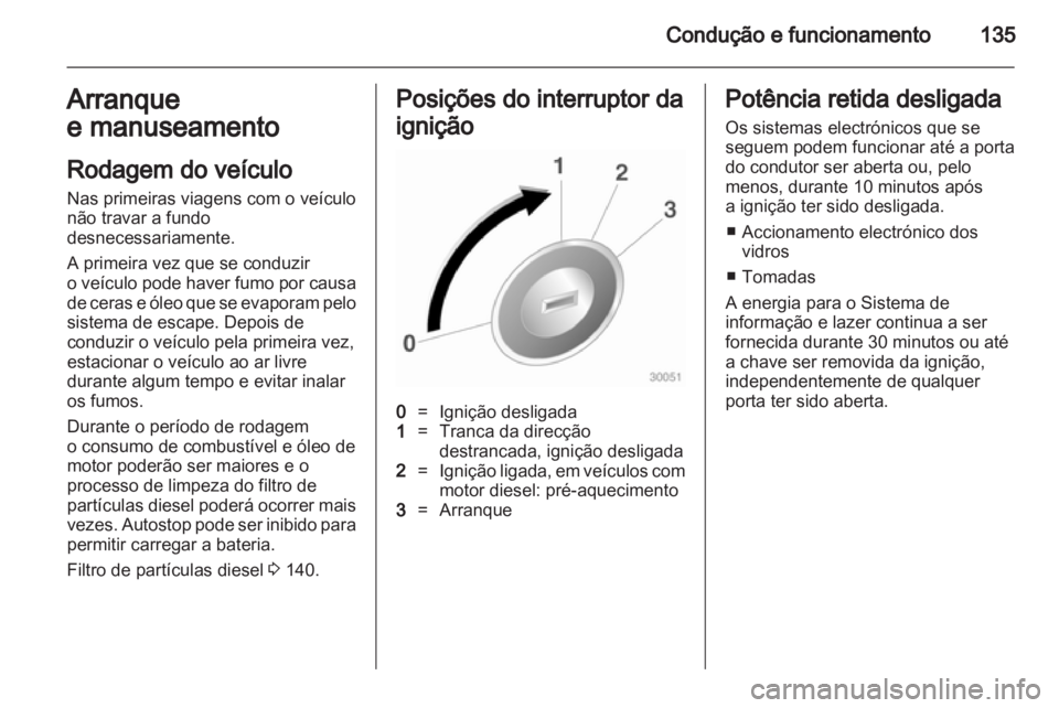 OPEL MERIVA 2012  Manual de Instruções (in Portugues) 