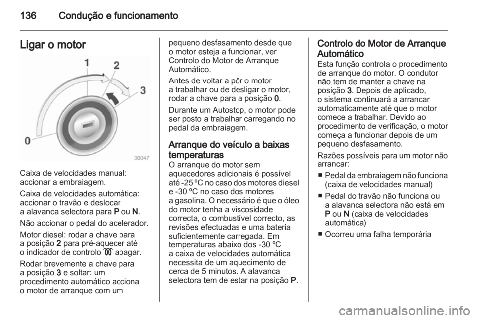 OPEL MERIVA 2012  Manual de Instruções (in Portugues) 