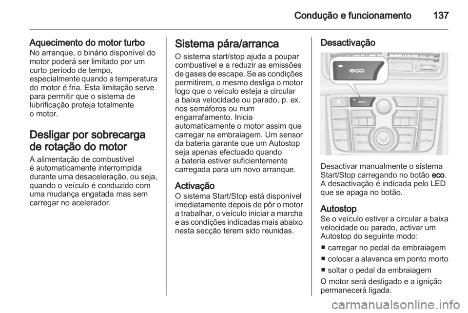 OPEL MERIVA 2012  Manual de Instruções (in Portugues) 