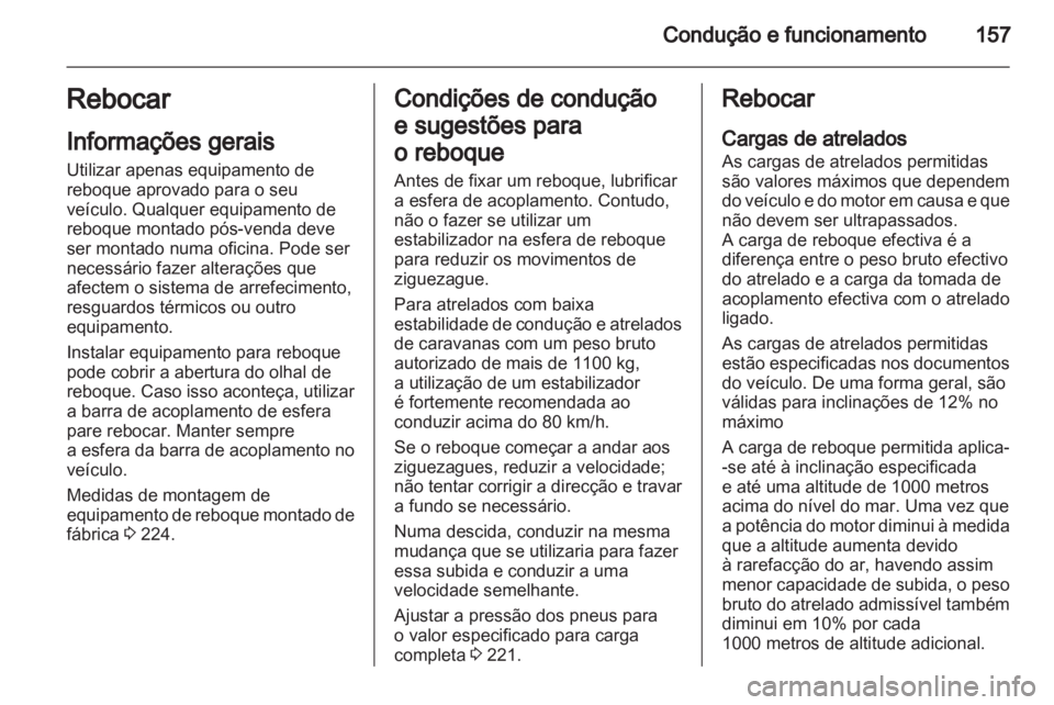 OPEL MERIVA 2012  Manual de Instruções (in Portugues) 
